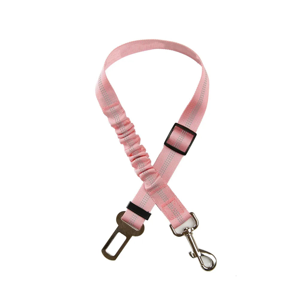 Dog Seat Belt For Car in Pink