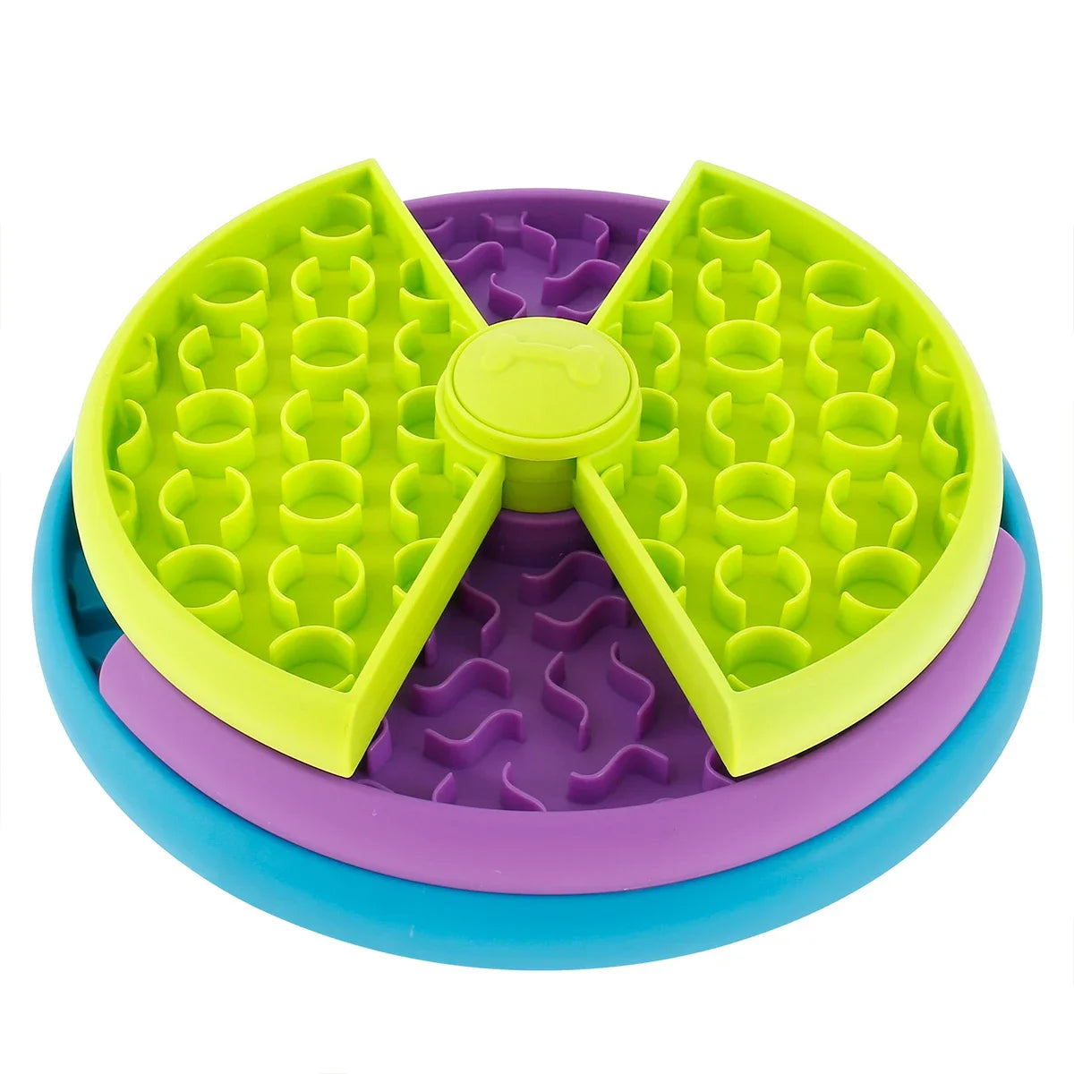 Slow Feeder Bowl For Dogs in Green