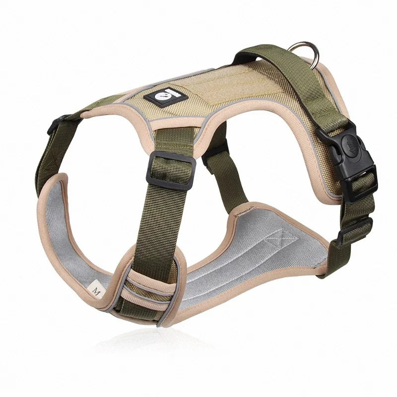 Dog Training Harness in Khaki