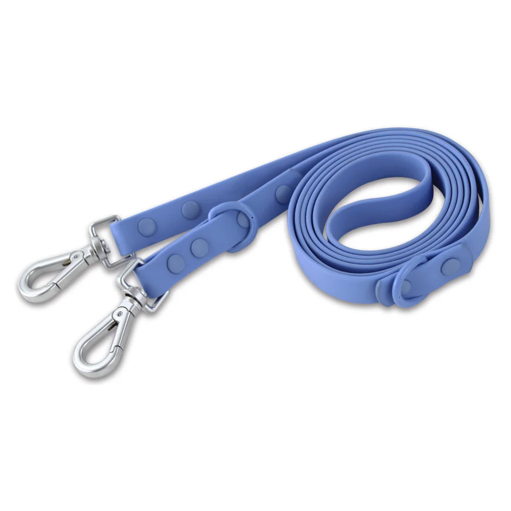 Double Harness For Dogs in Leash Blue