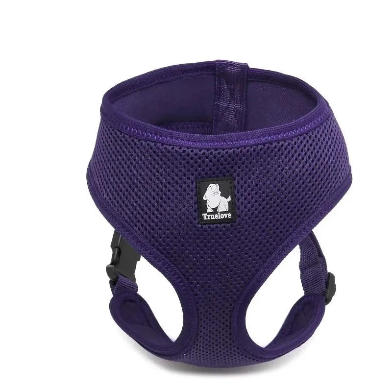 Mesh Dog Harness in Purple
