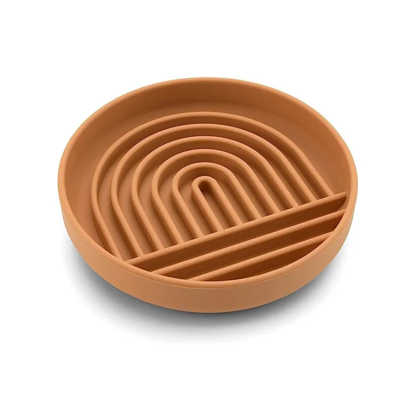 Slow Feeder For Dog in Brown