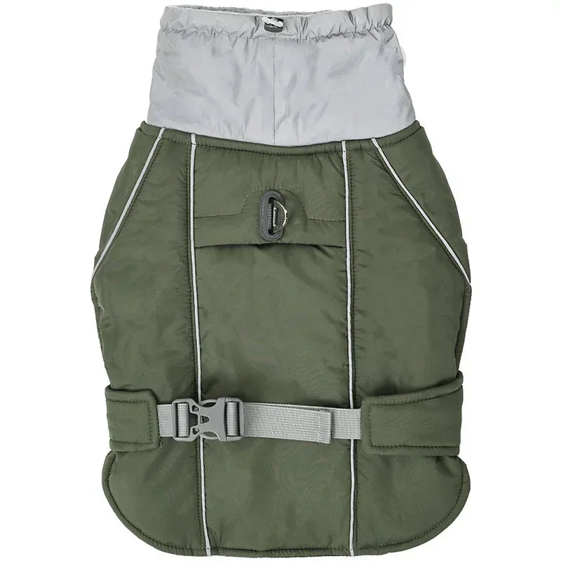 Waterproof Dog Jacket in Green