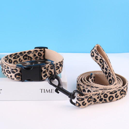 Leopard Dog Collar