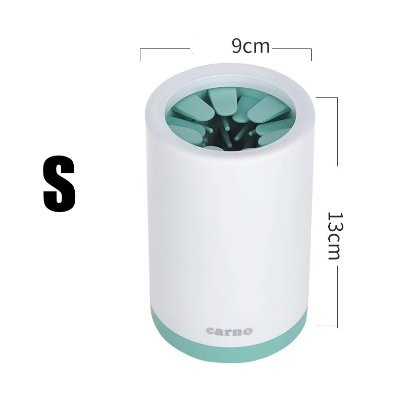 Dog Paw Cleaning Station in Green small