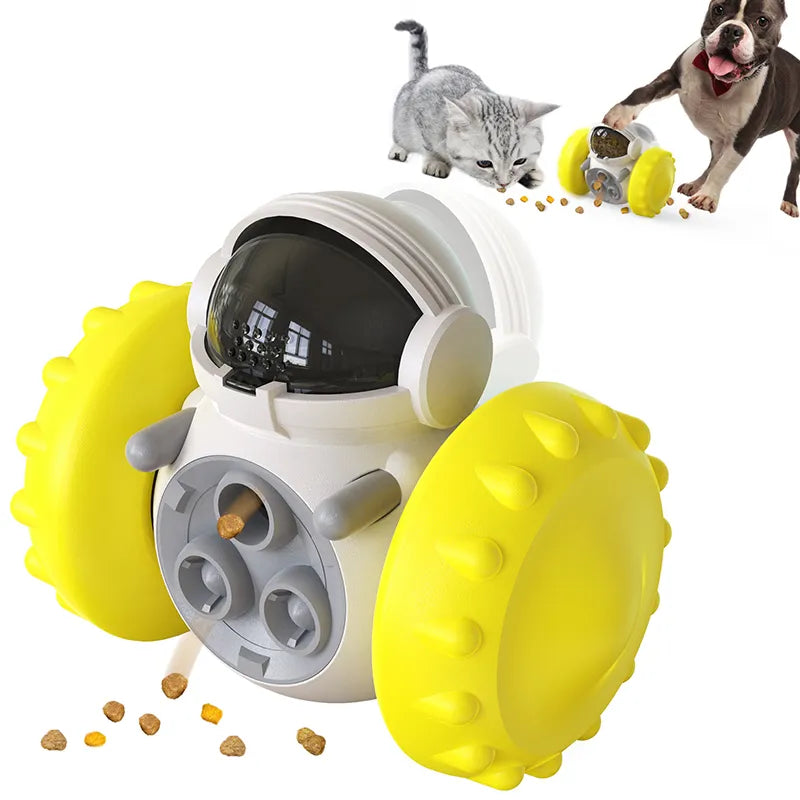 Dog Treat Leaking Toy in Yellow