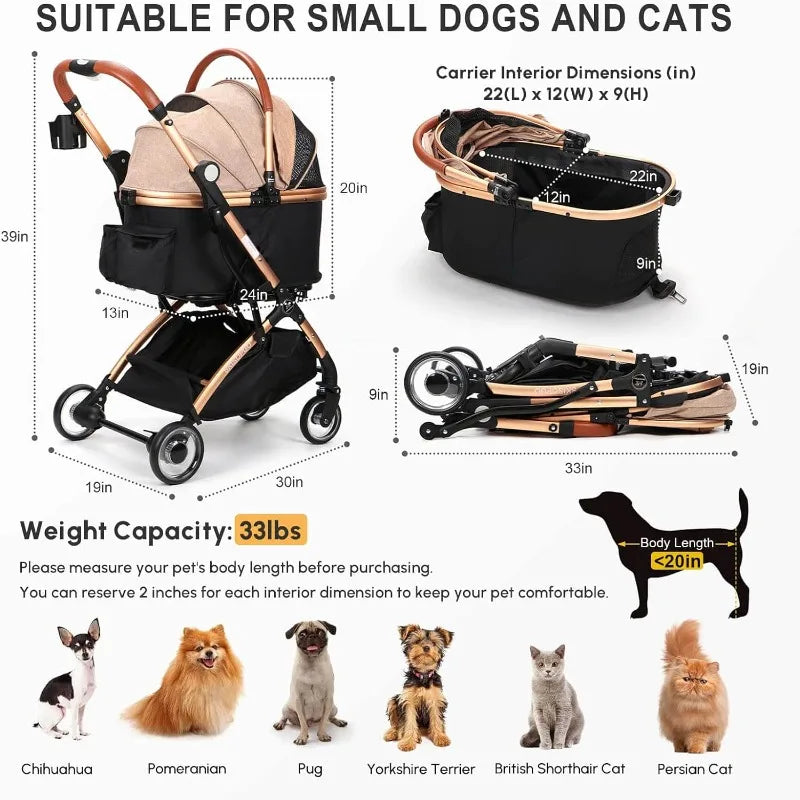 Foldable Dog Stroller