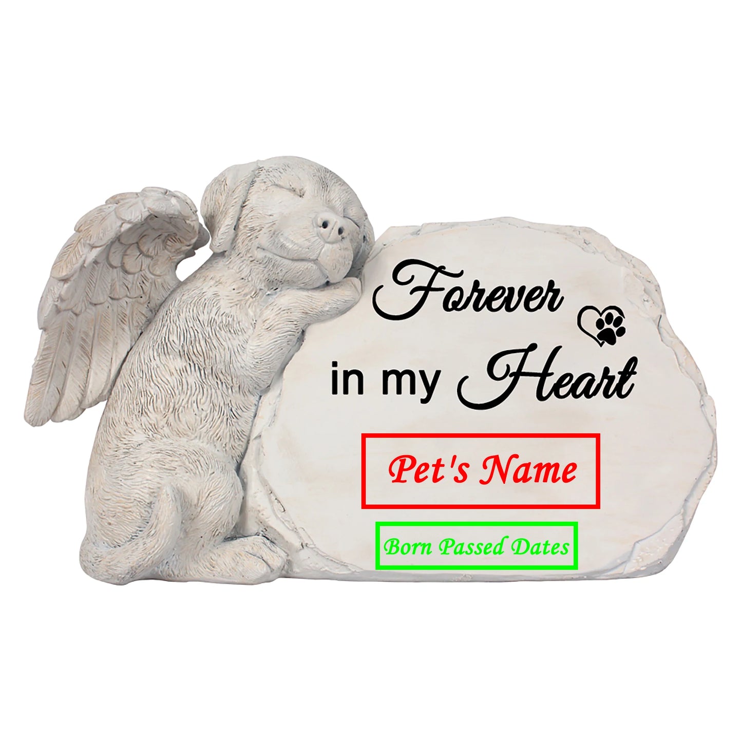 Personalized Dog Memorial Stone