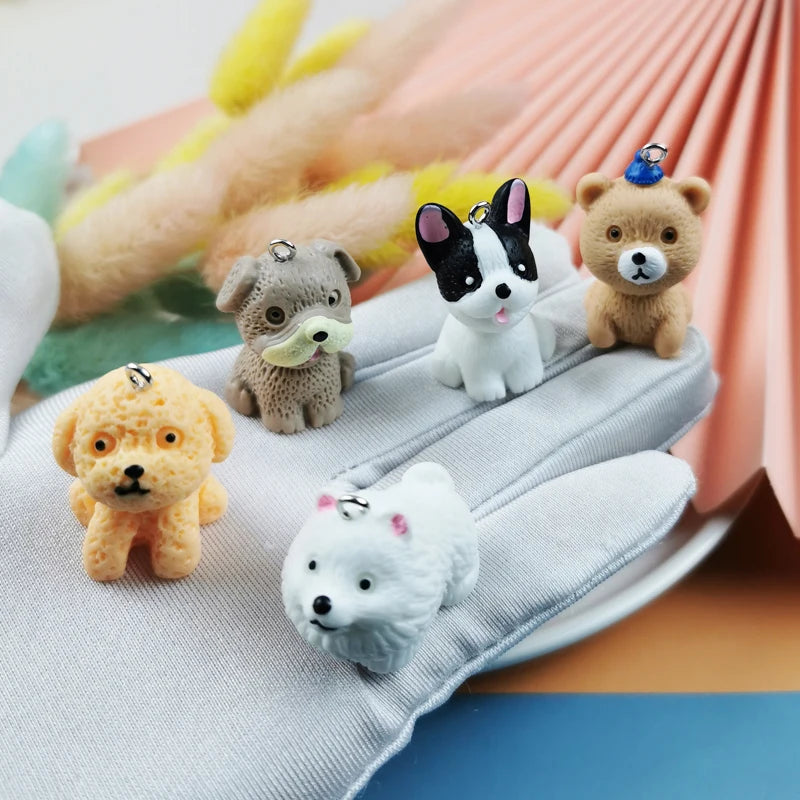 Dog Charm Keychain