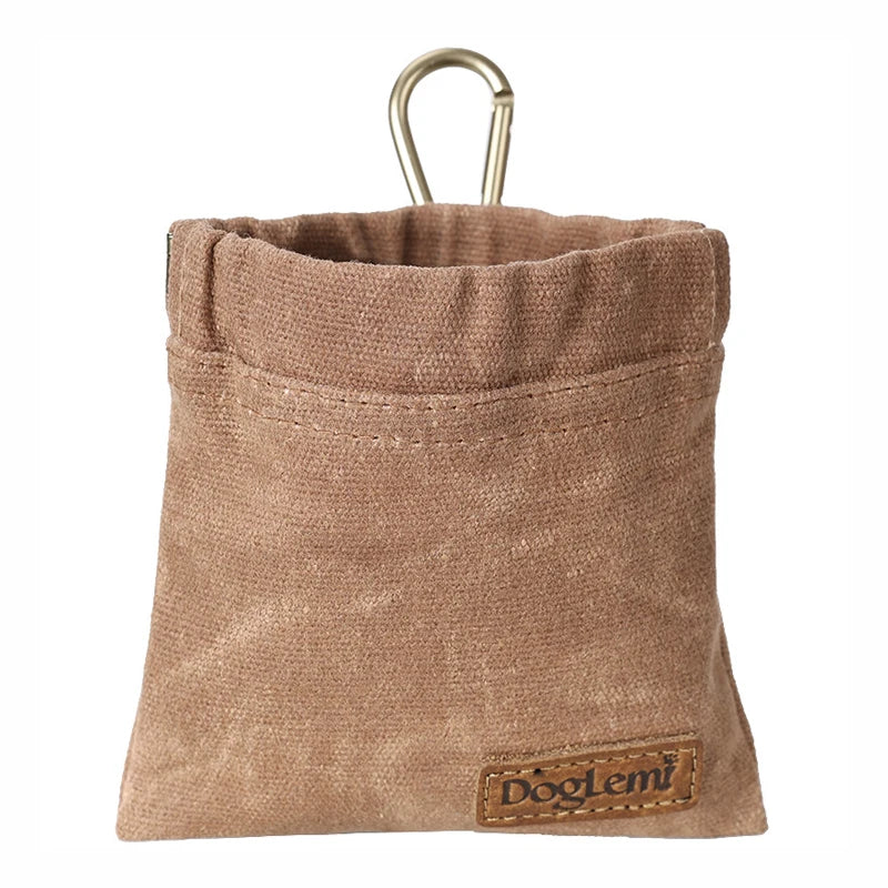 Dog Treat Bag For Training in Brown