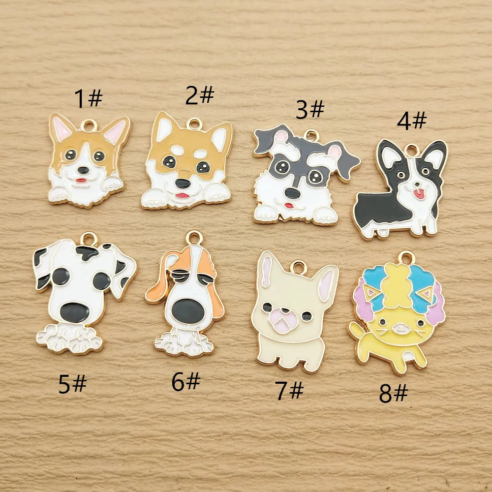 Dog Charms For Jewelry Making
