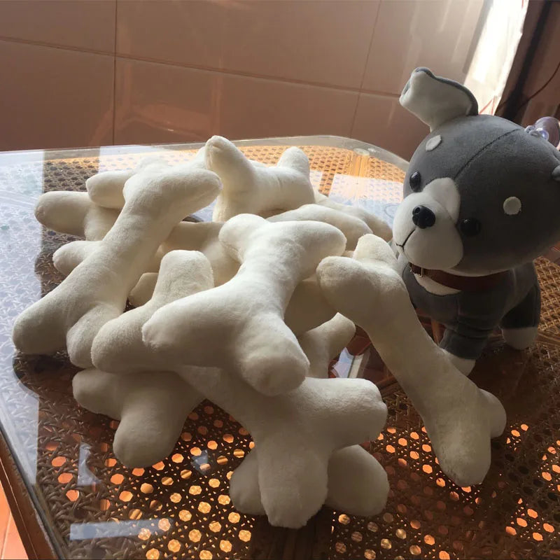 Plush Dog Bone Toy