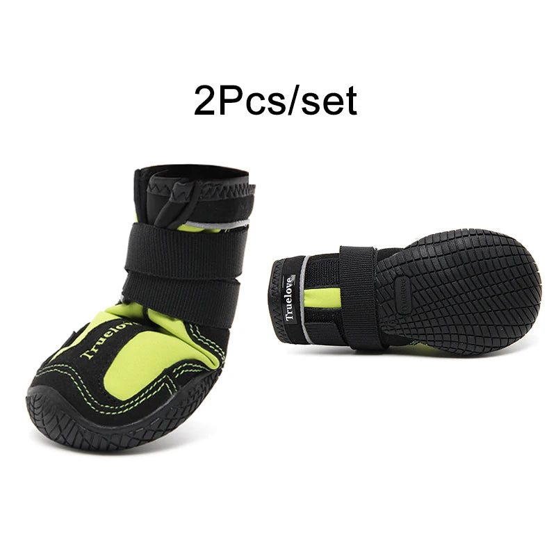 Dog Shoes Waterproof in Neonyellow (2Pcs set)