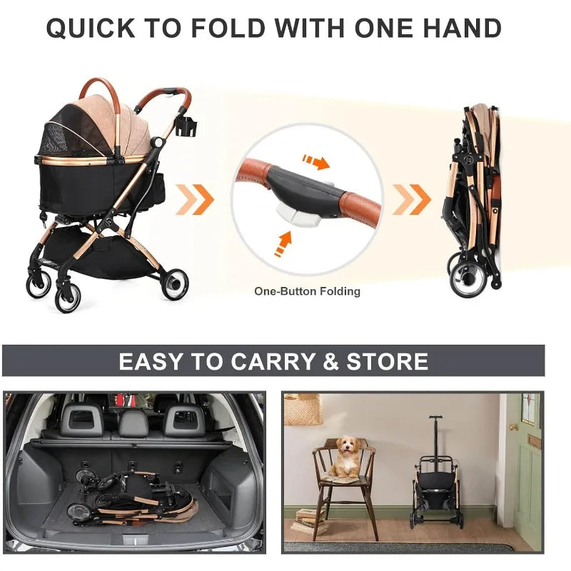 Foldable Dog Stroller