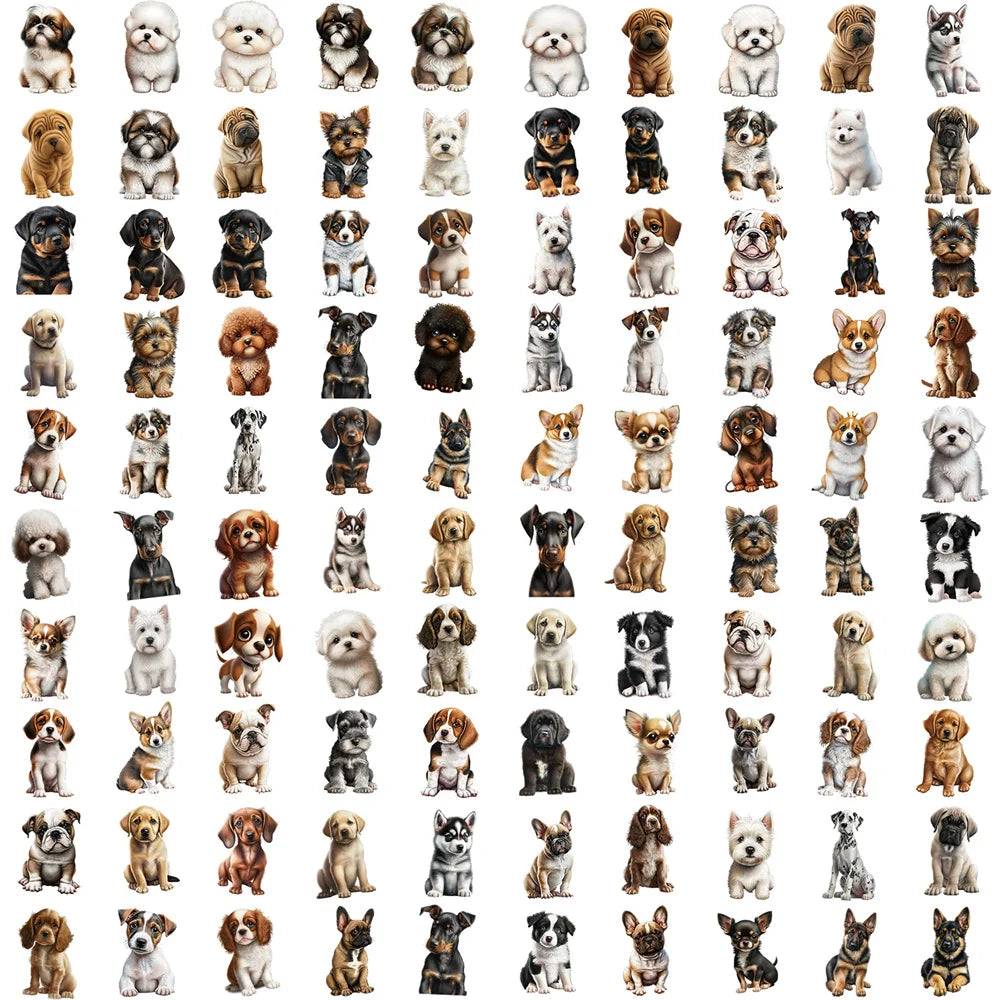 Cute Puppy Stickers