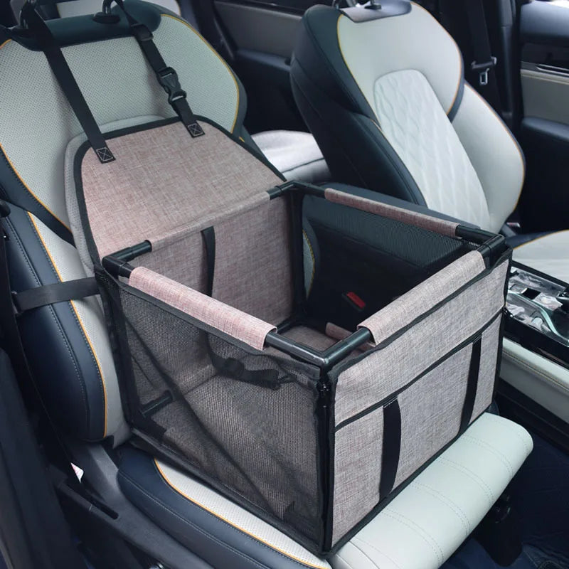Dog Car Booster Seat in Coffee