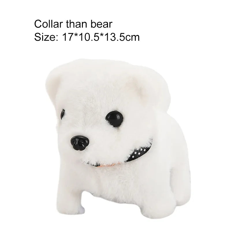Realistic Dog Plush in Bichon Frise