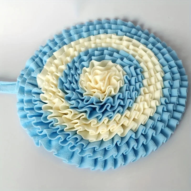 Snuffle Mats For Small Dogs in White & Blue
