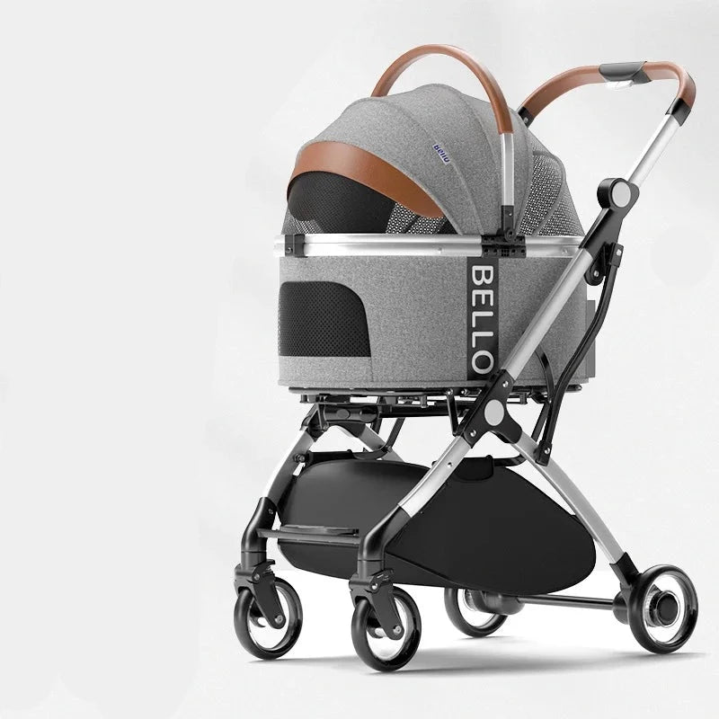 Dog Stroller in Grey