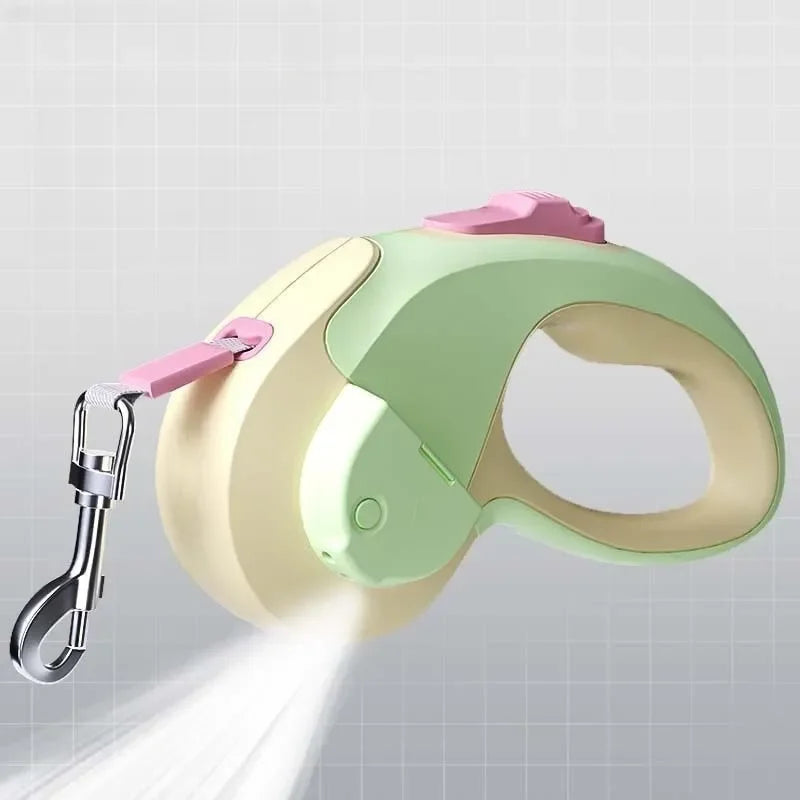 Retractable Dog Leashes in Green