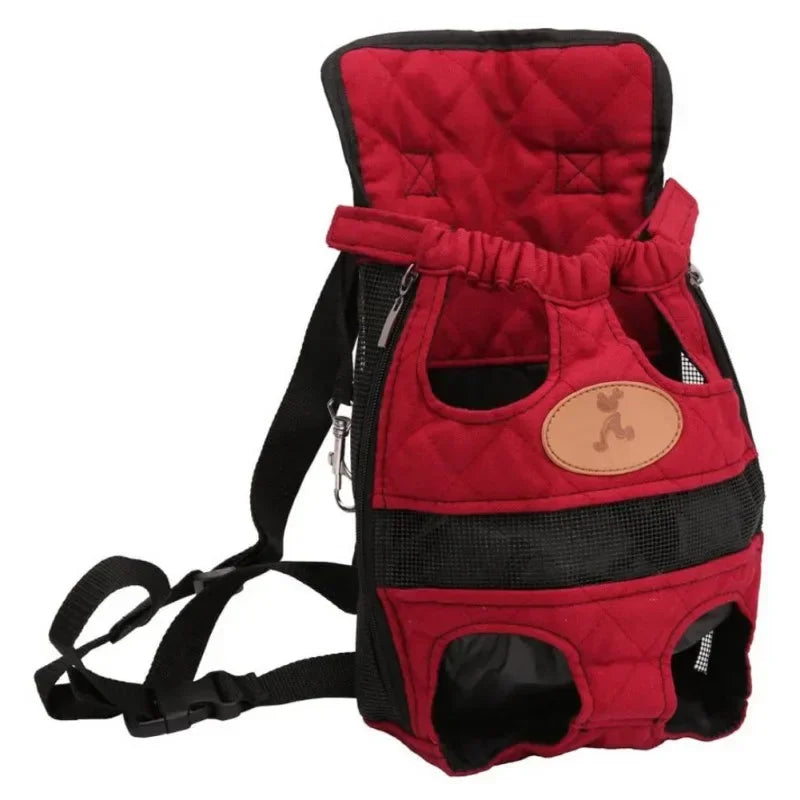 Backpack Dog Carrier in Red