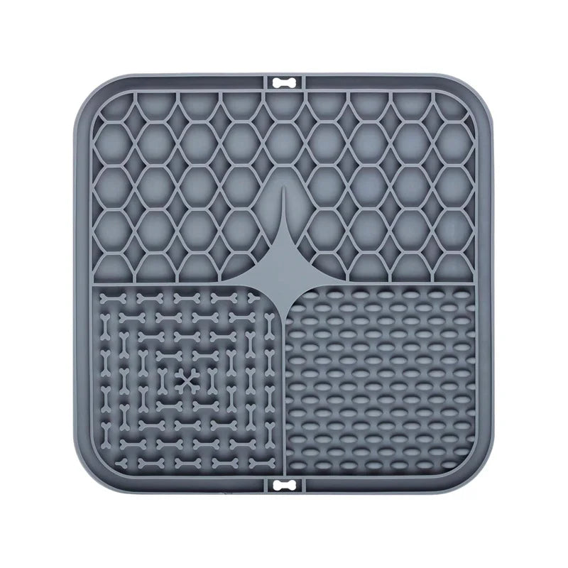 Lick Mat Dog in Gray