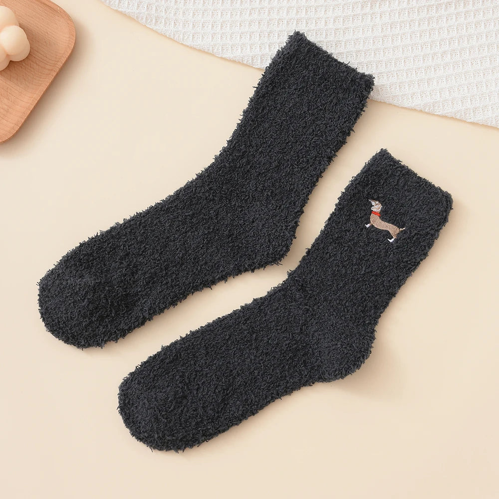 Dachshund Socks in Black