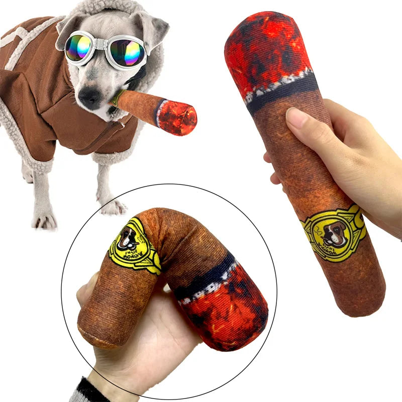Dog Smoke Cigar Toy