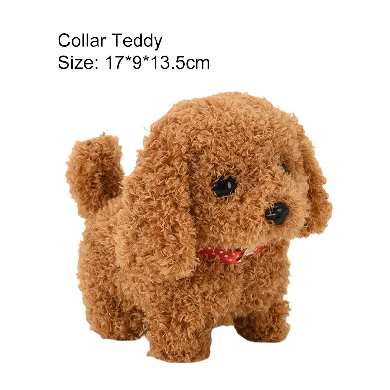 Realistic Dog Plush in Teddy