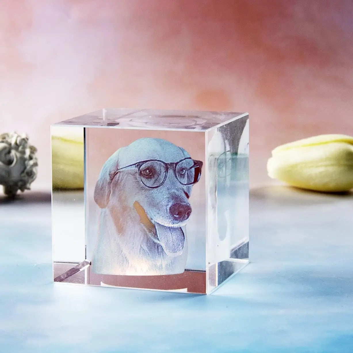 Personalized Dog Crystal Decor