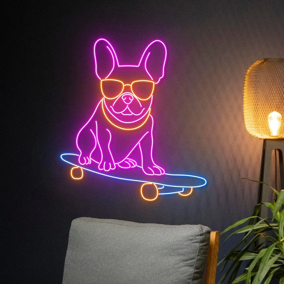 French Bulldog LED Neon Sign
