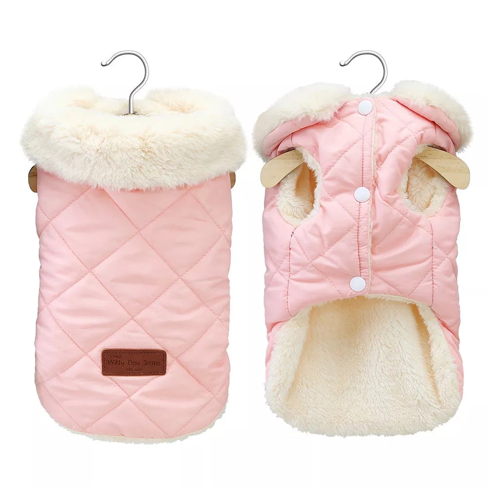 Small Dog Breed Jacket in Pink