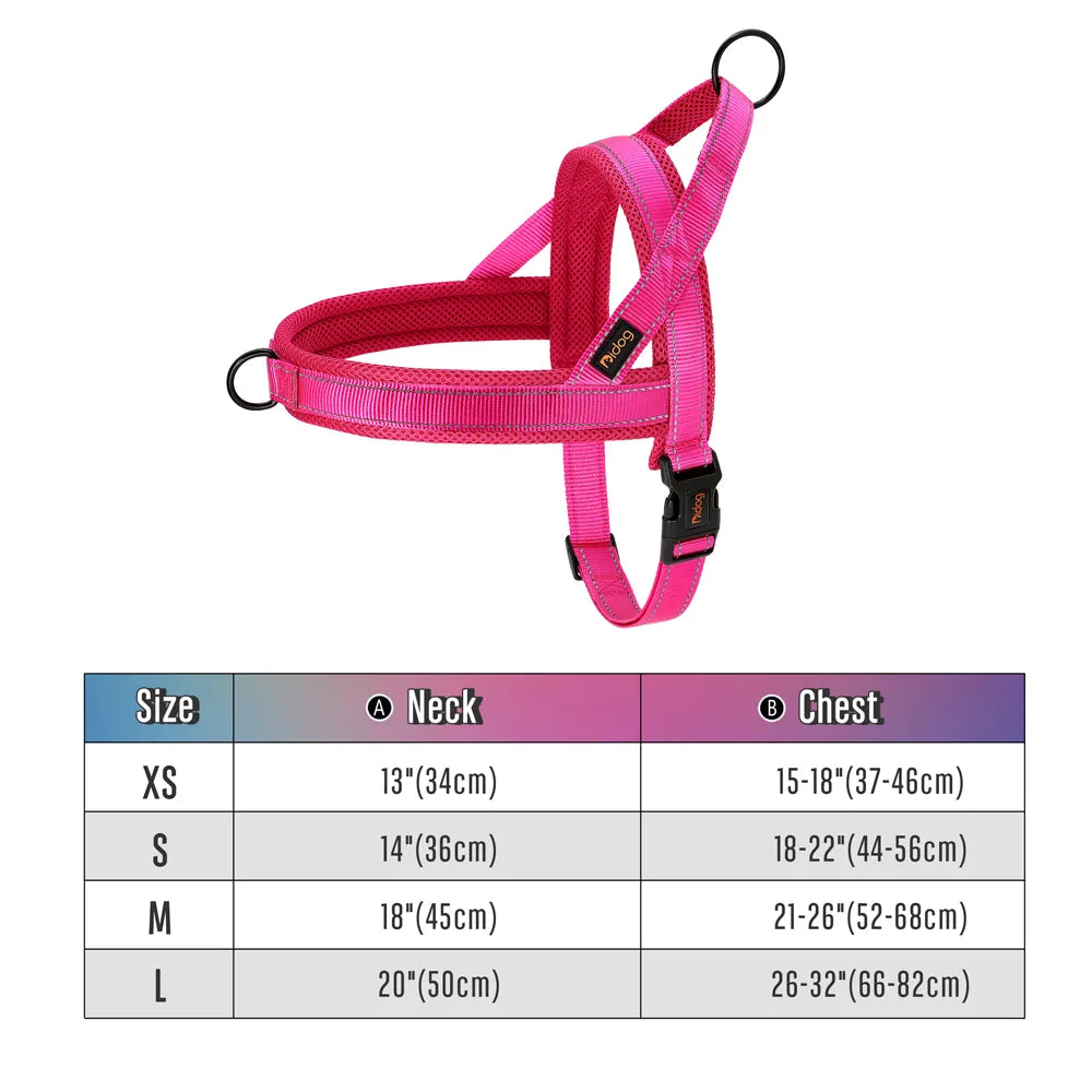 No Pull Dog Harness in Pink