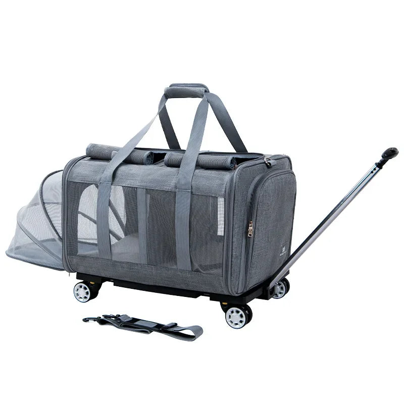 Dog Trolley in Dark Gray