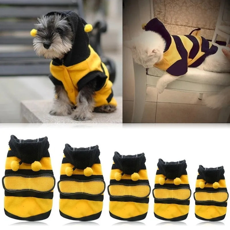 Bee Costume For Dog in Yellow