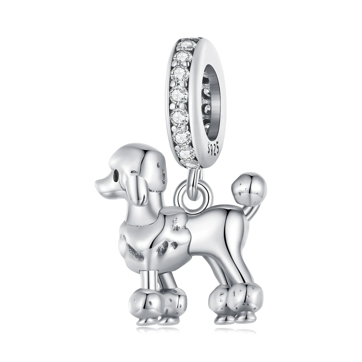 Poodle Charms in Silver