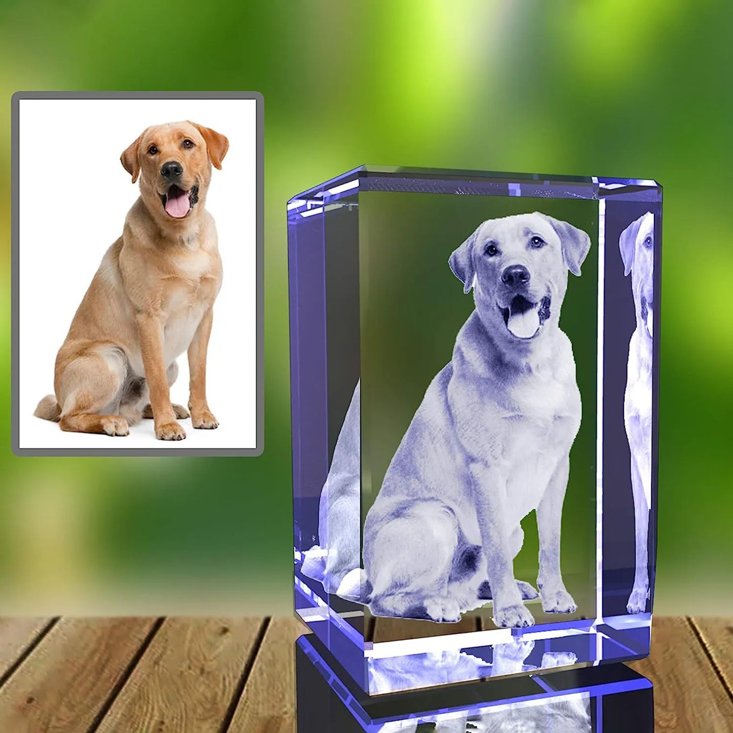 Personalized Dog Crystal Decor