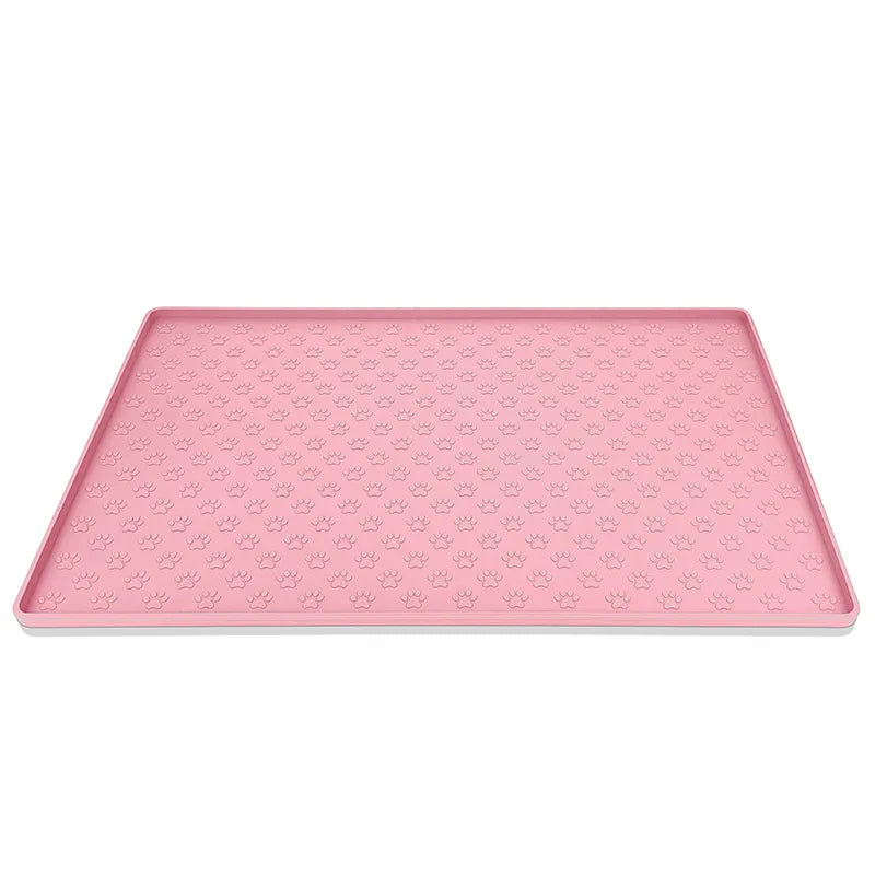 Dog Food Placemat in Light Pink