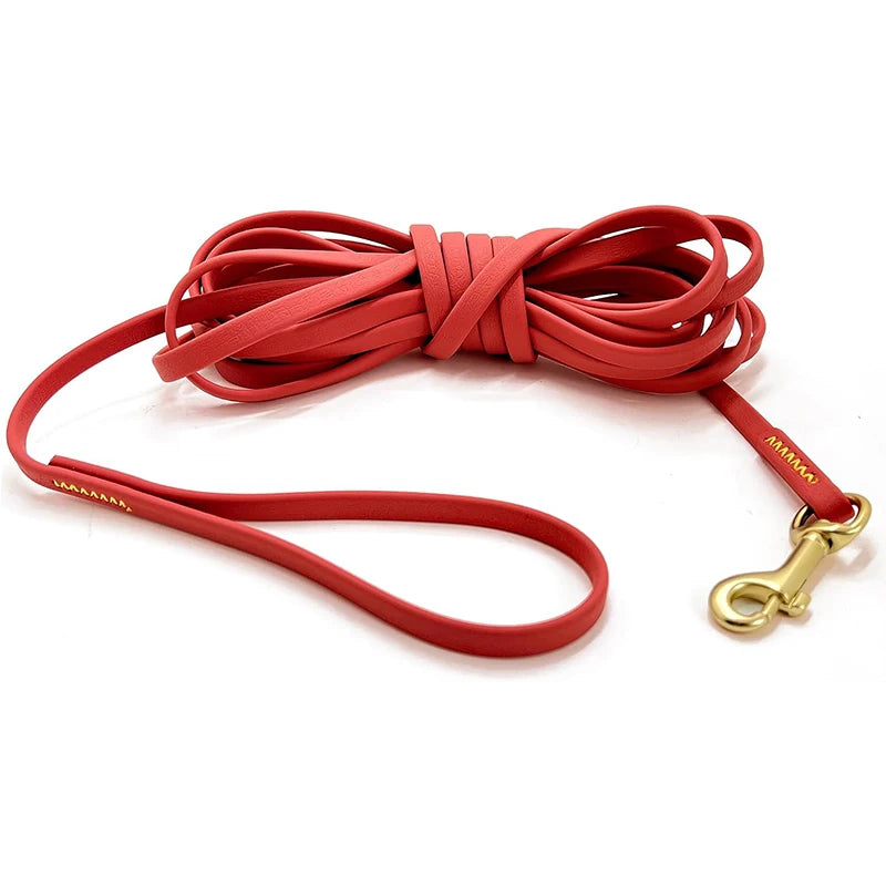 Durable and Tough: With strong tensile resistance, our dog long leash can carry a pull force of 300-400 lbs. You can have peace of mind knowing that it can handle even the strongest pull from your furry friend.