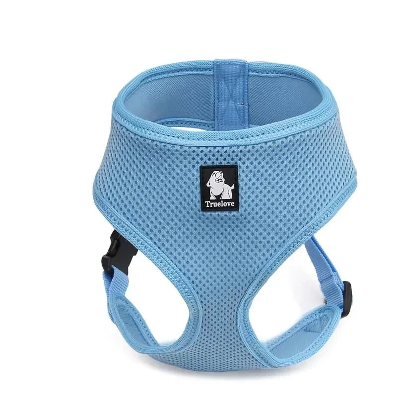 Dog Harness Mesh in Blue