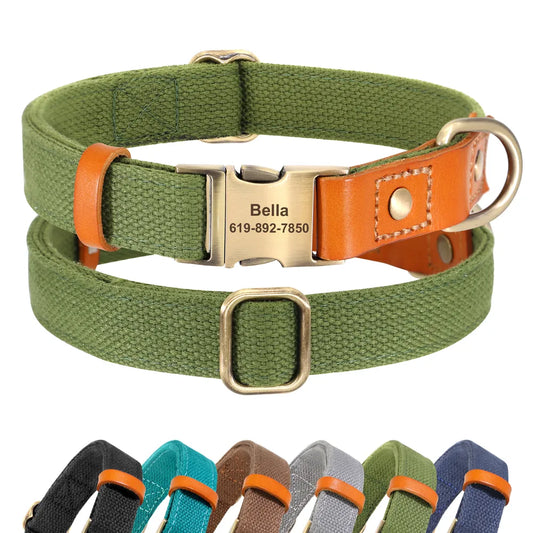 Personalized Adjustable Dog Collars