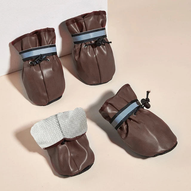 Non Slip Dog Shoes in Coco (For Four seasons)