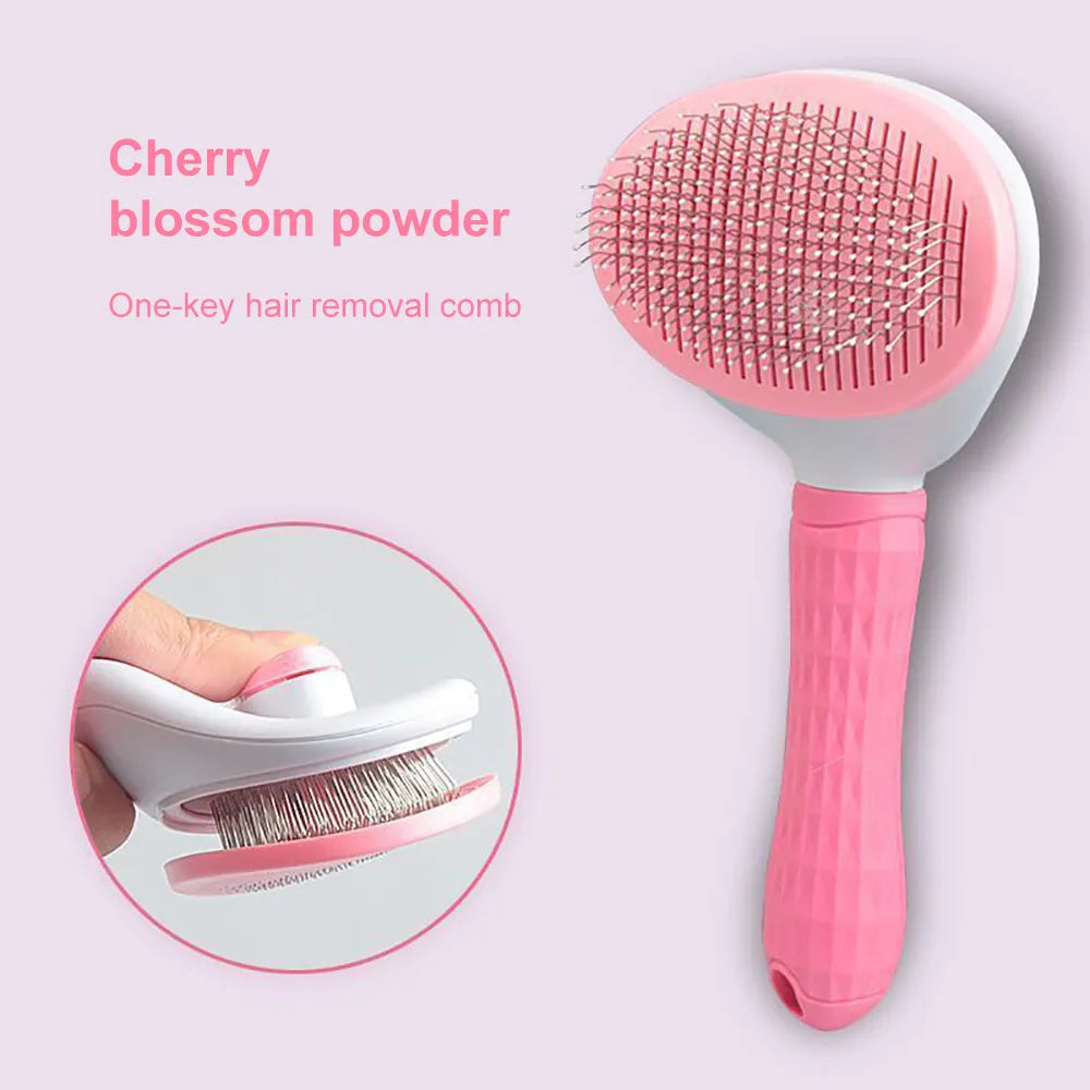 Dog Hair Brush in Pink