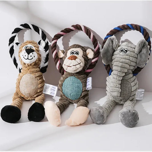 Dog Plush Toys Squeaky