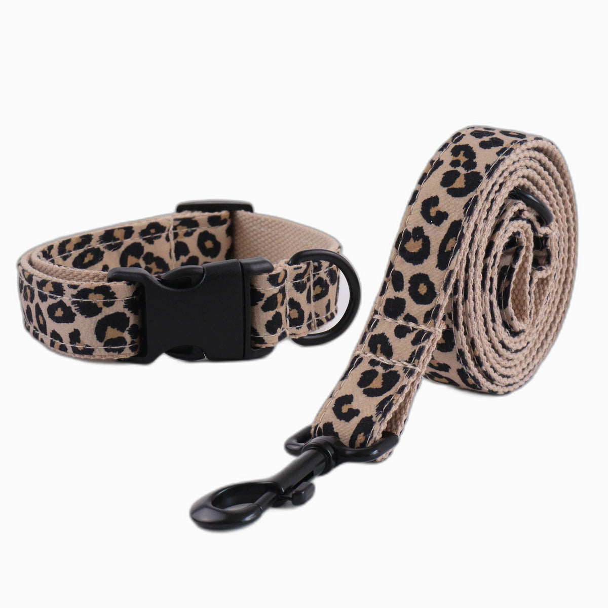 Leopard Dog Collar in Collar & Leash Leopard