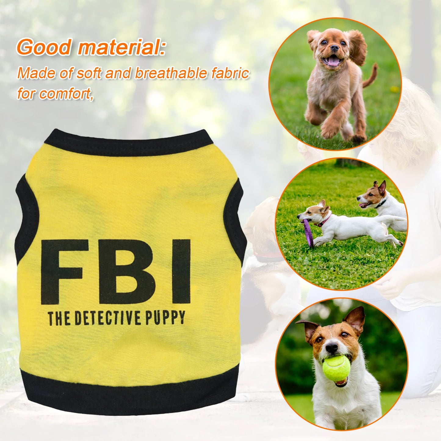 FBI dog vest