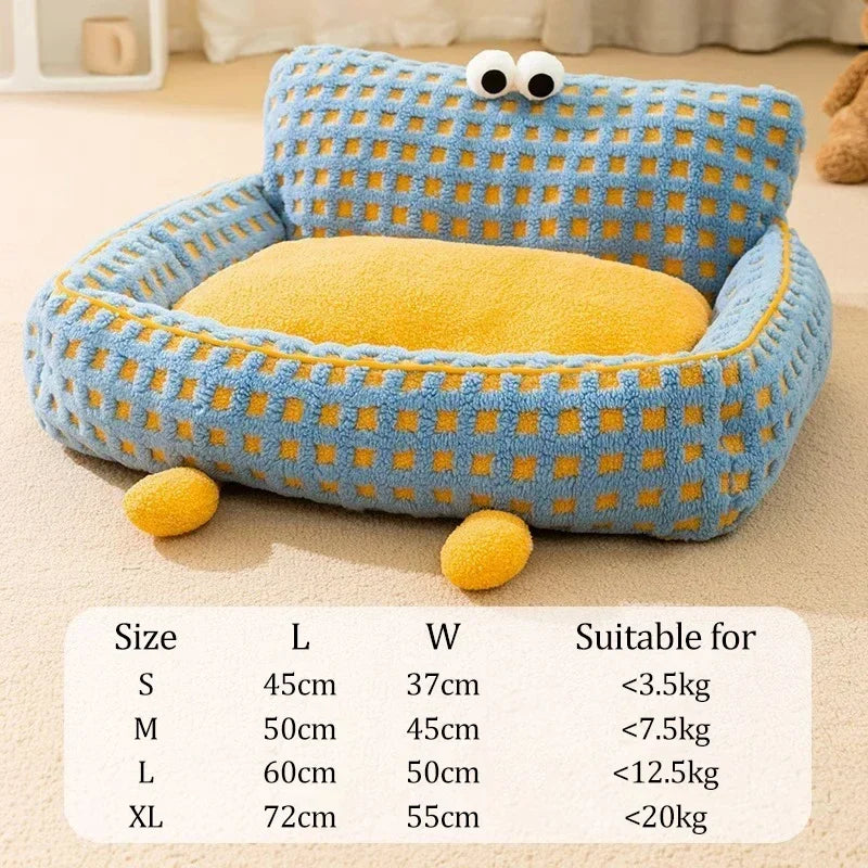 Cute Dog Bed in Blue