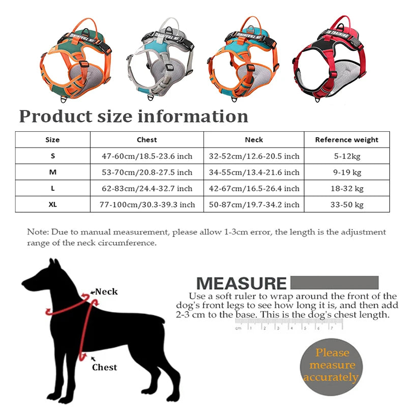 Personalized Dog Harness No Pull