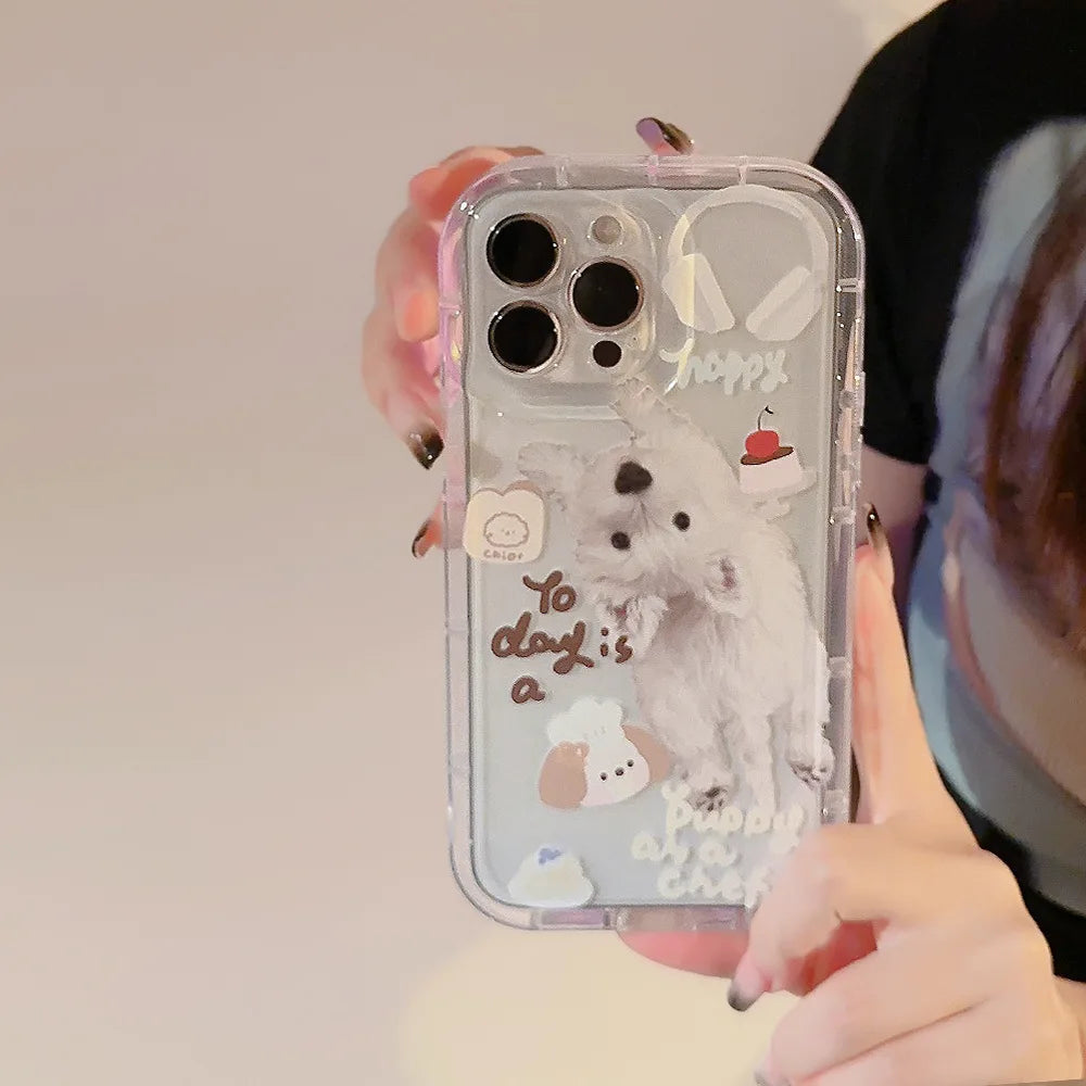 Dog Clear iPhone Case