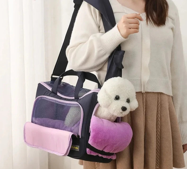 Soft-Sided Carriers: Designed to provide a comfortable and cozy space for your small dog during travels.
